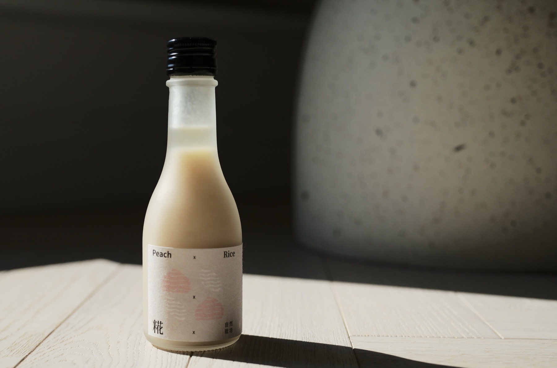 蜜桃香米甘糀・180ml 玻璃瓶